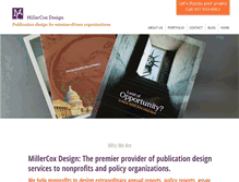 Tablet Screenshot of millercox.com